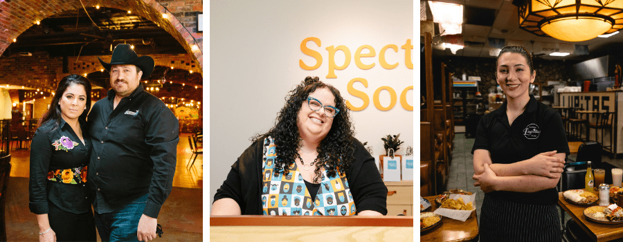 Photos of some of the featured business owners